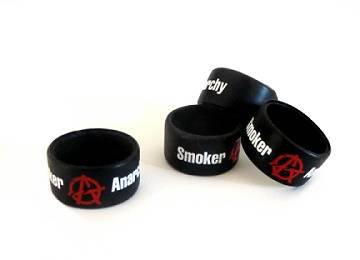 Smoker Anarchy® Vape Band Weiß
