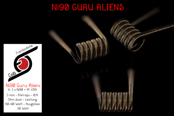 Franktastische Coils - Ni90 Guru Aliens