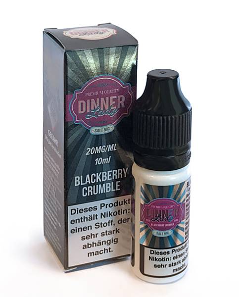 Blackberry Crumble - Dinner Lady Nic Salt Liquid 10ml